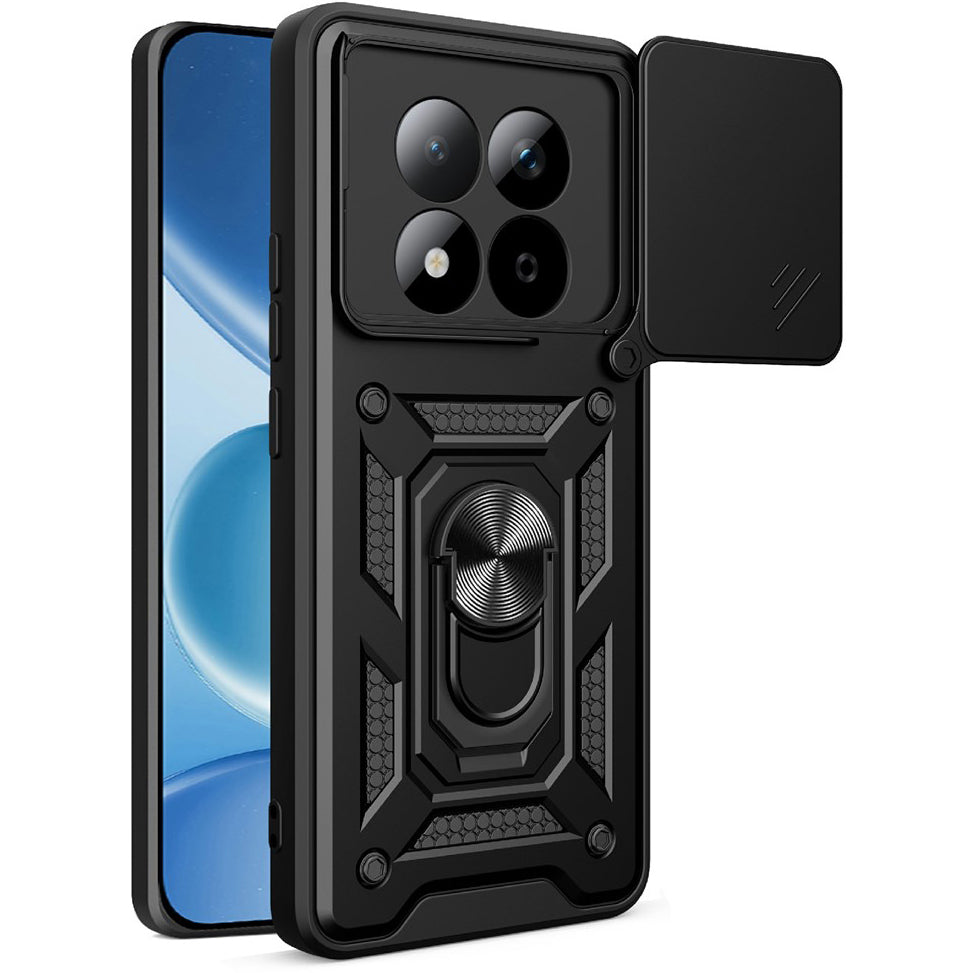 Handyhülle für Xiaomi Redmi Note 15 Pro 5G, Techsuit CamShield Series, Schwarz
