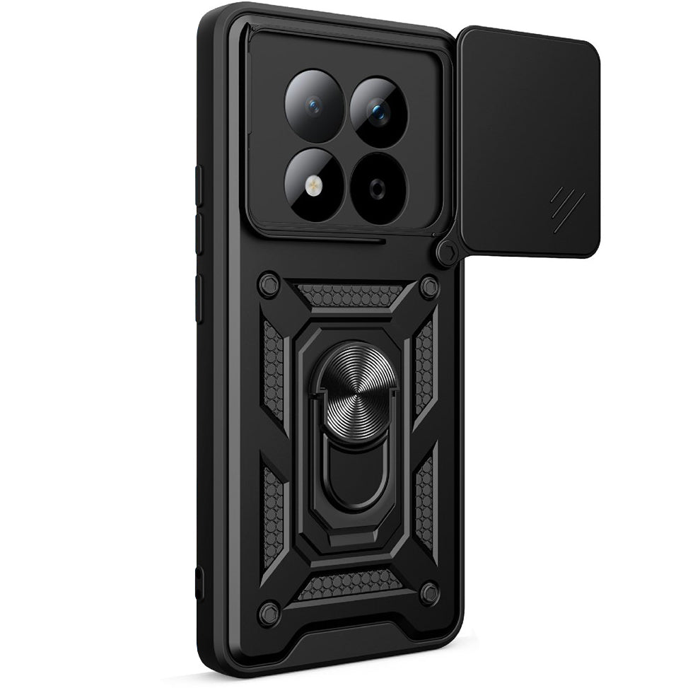 Handyhülle für Xiaomi Redmi Note 15 Pro 5G, Techsuit CamShield Series, Schwarz