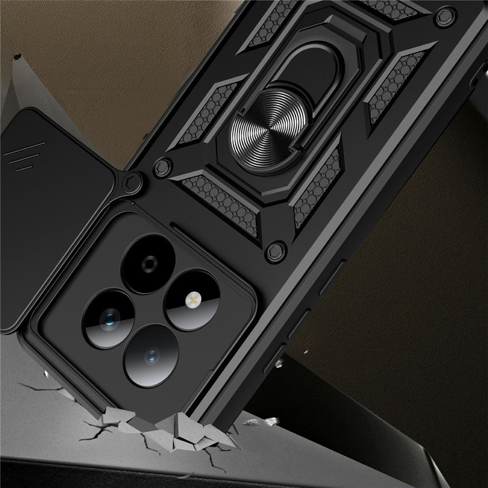 Handyhülle für Xiaomi Redmi Note 15 Pro 5G, Techsuit CamShield Series, Schwarz