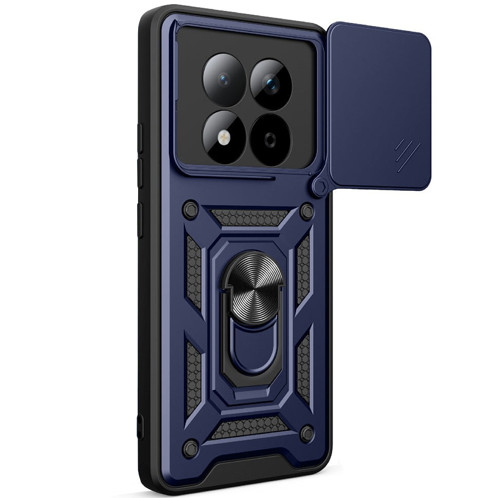 Handyhülle für Xiaomi Redmi Note 15 Pro 5G, Techsuit CamShield Series, Dunkelblau