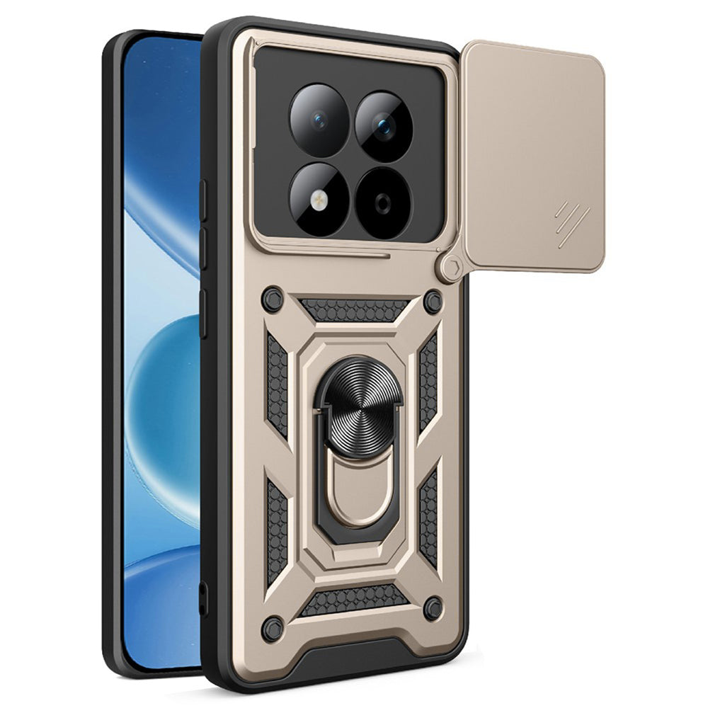 Handyhülle für Xiaomi Redmi Note 15 Pro 5G, Techsuit CamShield Series, Golden