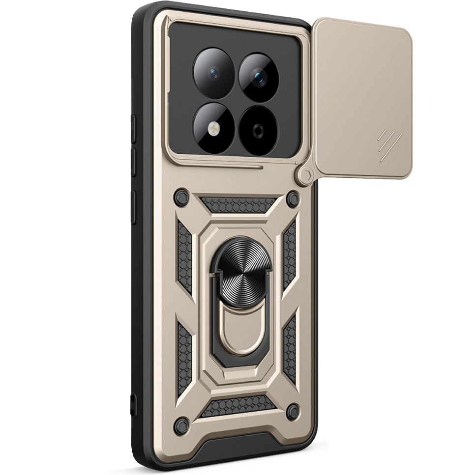 Handyhülle für Xiaomi Redmi Note 15 Pro 5G, Techsuit CamShield Series, Golden