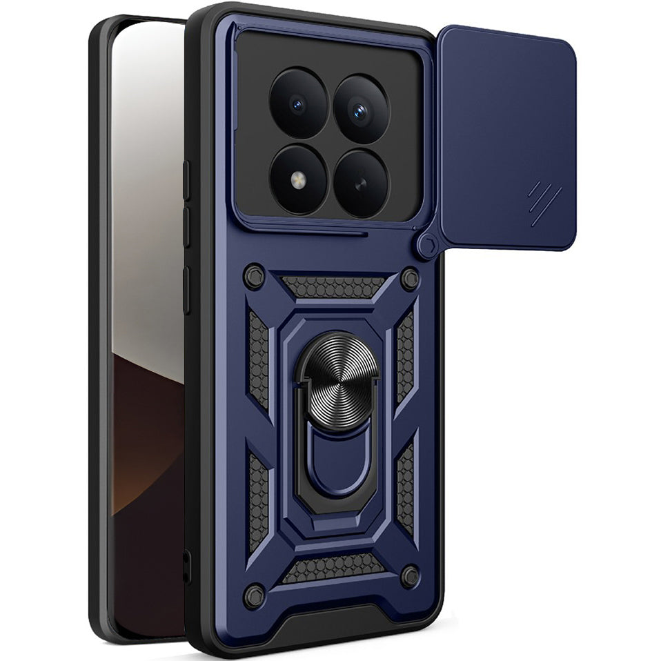 Handyhülle für Xiaomi Redmi Note 15 Pro Plus 5G / POCO M8 Pro 5G, Techsuit CamShield Series, Dunkelblau