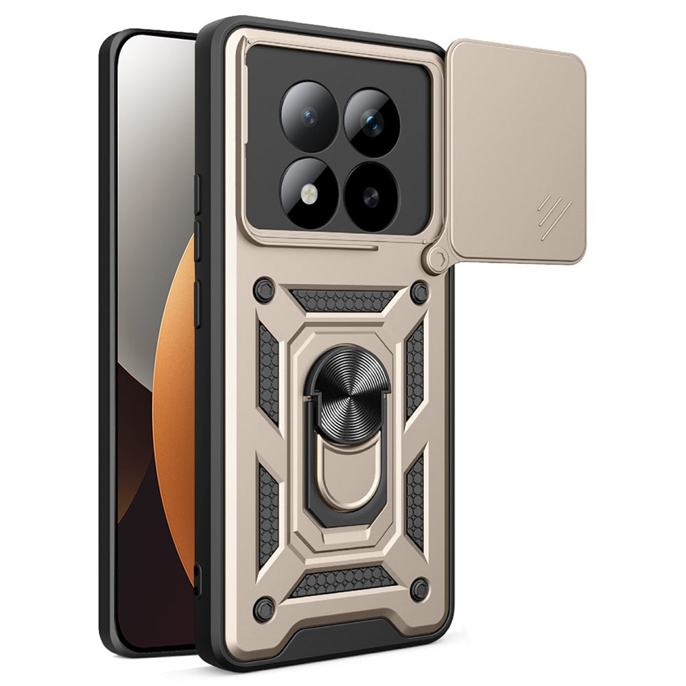 Handyhülle für Xiaomi Redmi Note 15 Pro Plus 5G / POCO M8 Pro 5G, Techsuit CamShield Series, Golden