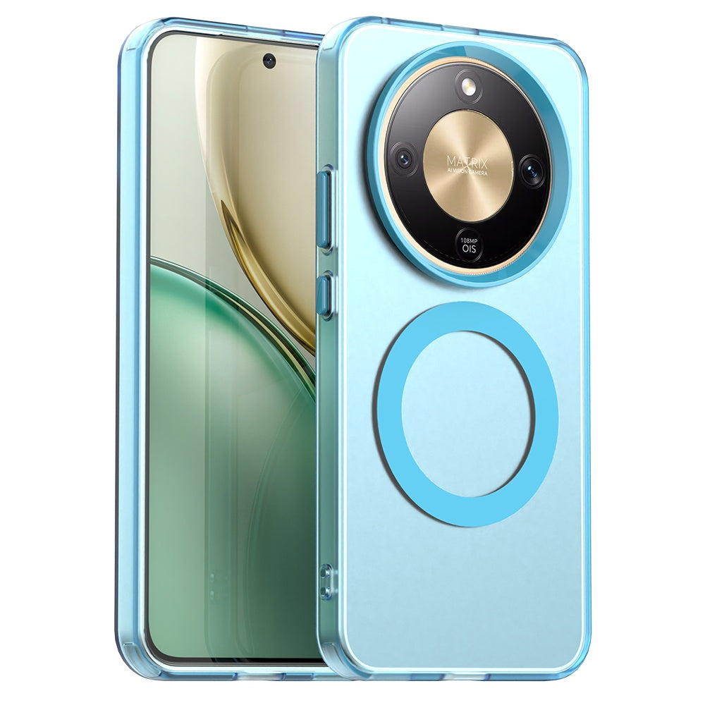 Handyhülle für Honor Magic8 Lite, Techsuit CandyCase MagSafe, Blau