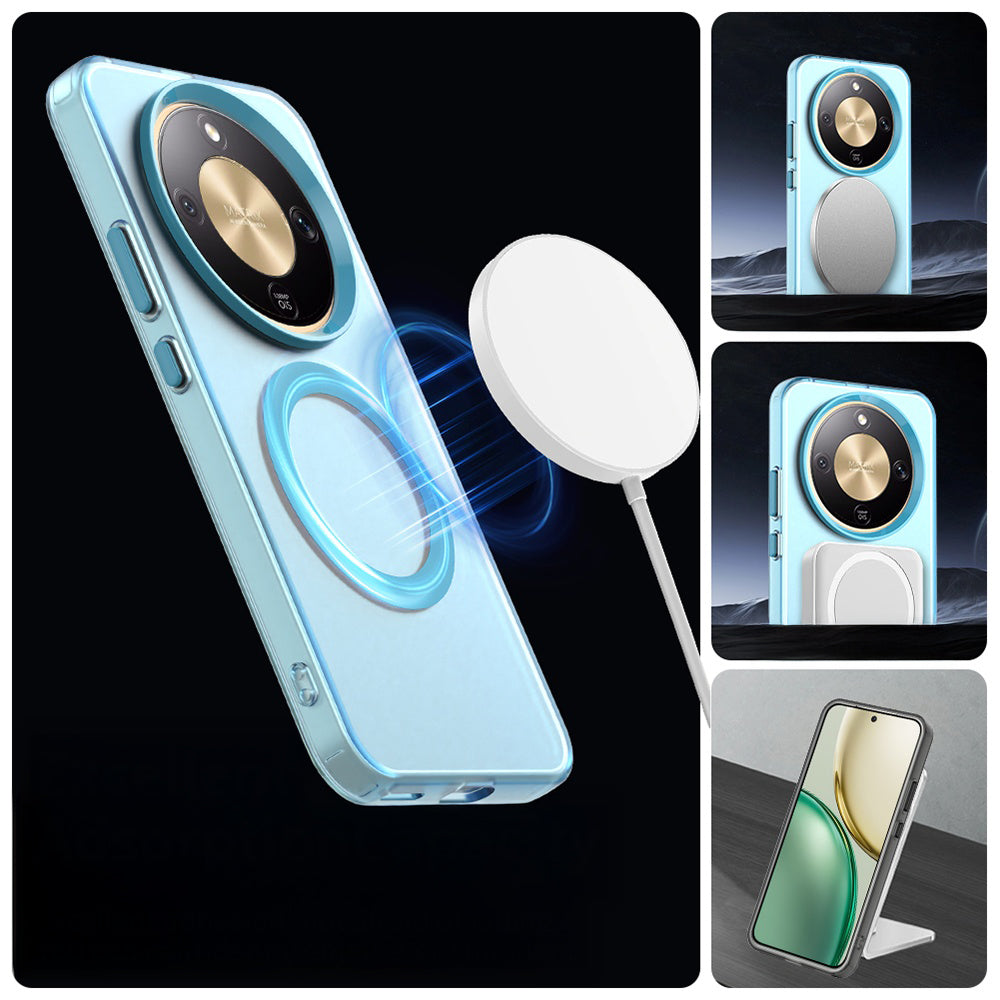 Handyhülle für Honor Magic8 Lite, Techsuit CandyCase MagSafe, Blau