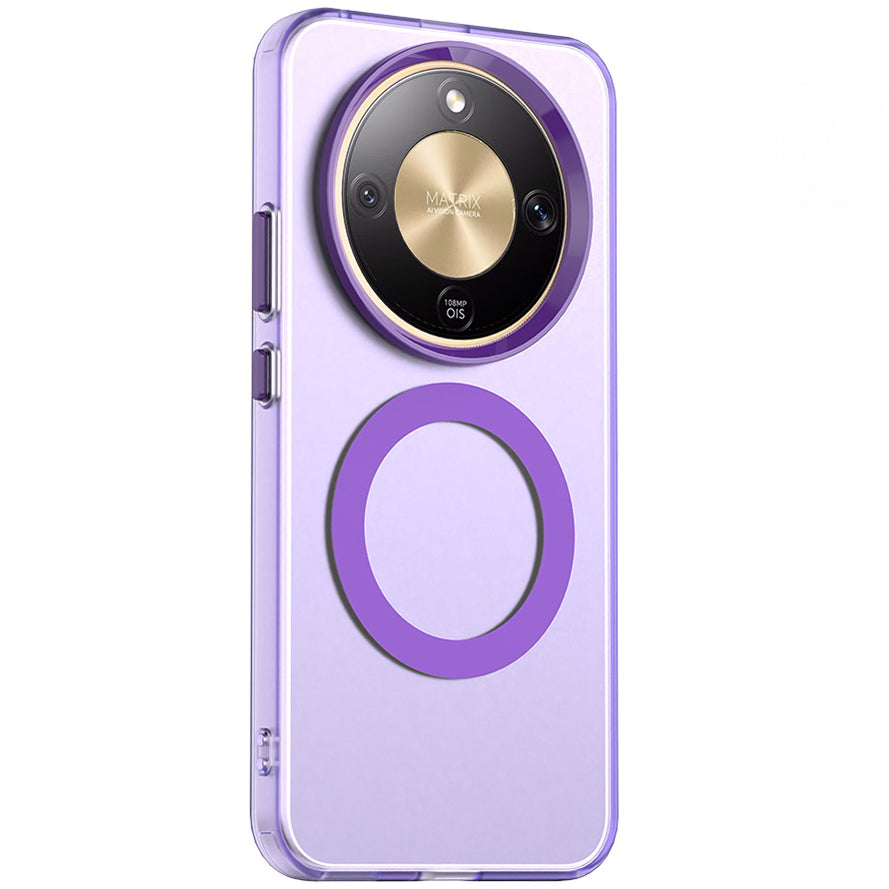 Handyhülle für Honor Magic8 Lite, Techsuit CandyCase MagSafe, Violett