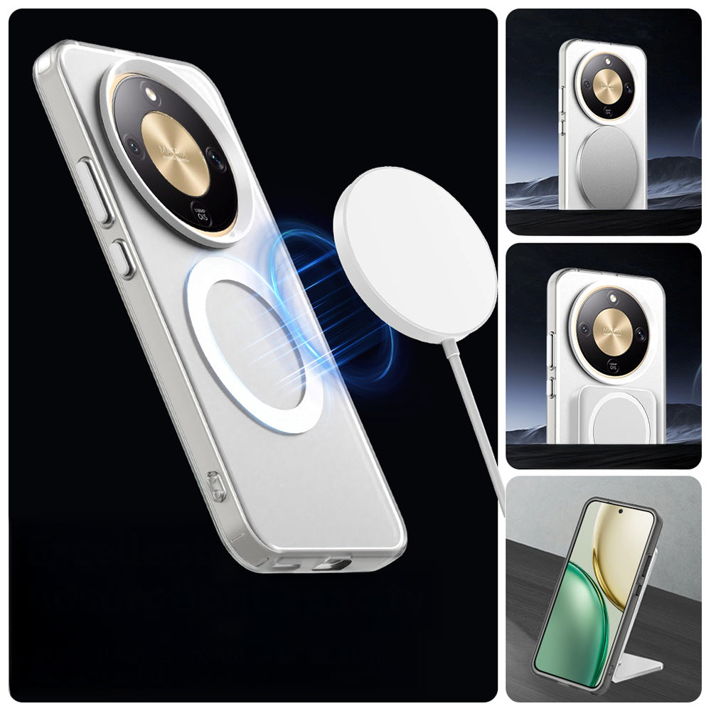 Handyhülle für Honor Magic8 Lite, Techsuit CandyCase MagSafe, Weiß