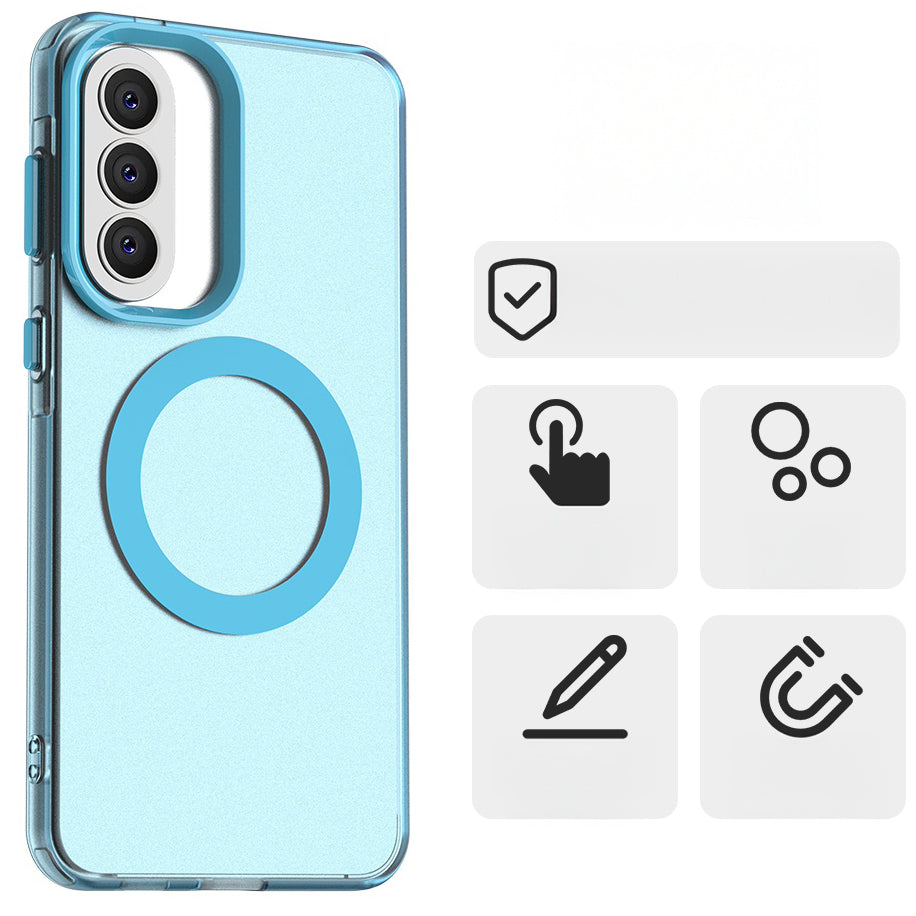 Handyhülle für Galaxy A57 5G, Techsuit CandyCase MagSafe, Blau