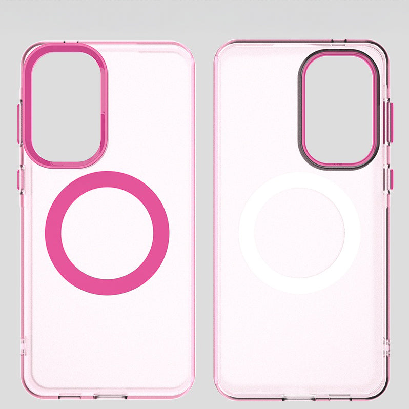Handyhülle für Galaxy A57 5G, Techsuit CandyCase MagSafe, Rosa