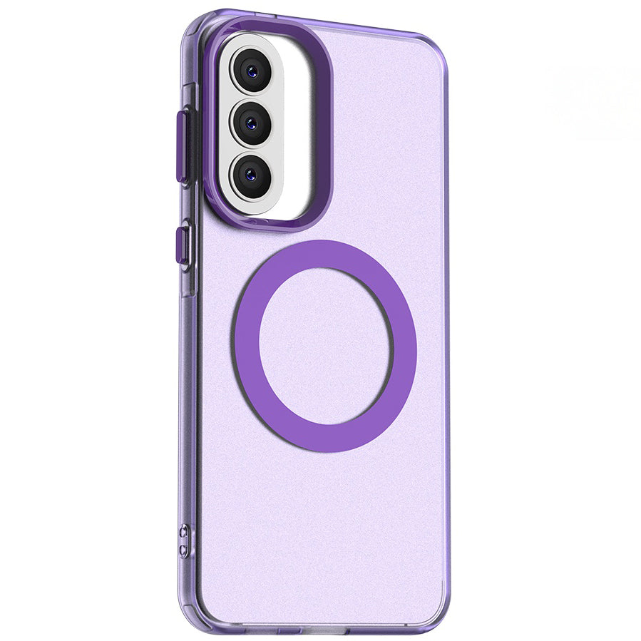 Handyhülle für Galaxy A57 5G, Techsuit CandyCase MagSafe, Violett
