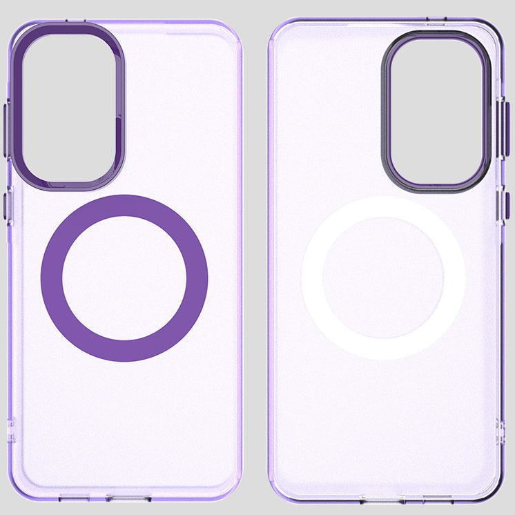 Handyhülle für Galaxy A57 5G, Techsuit CandyCase MagSafe, Violett