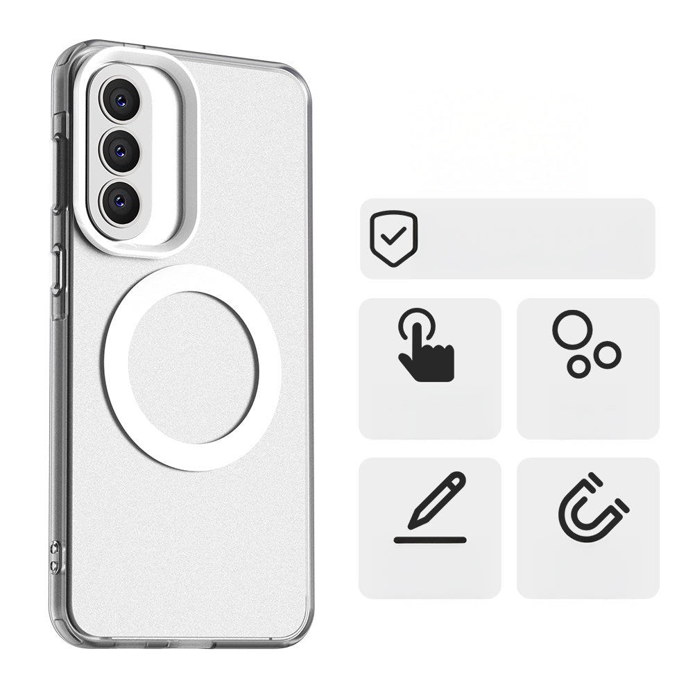 Handyhülle für Galaxy A57 5G, Techsuit CandyCase MagSafe, Weiß