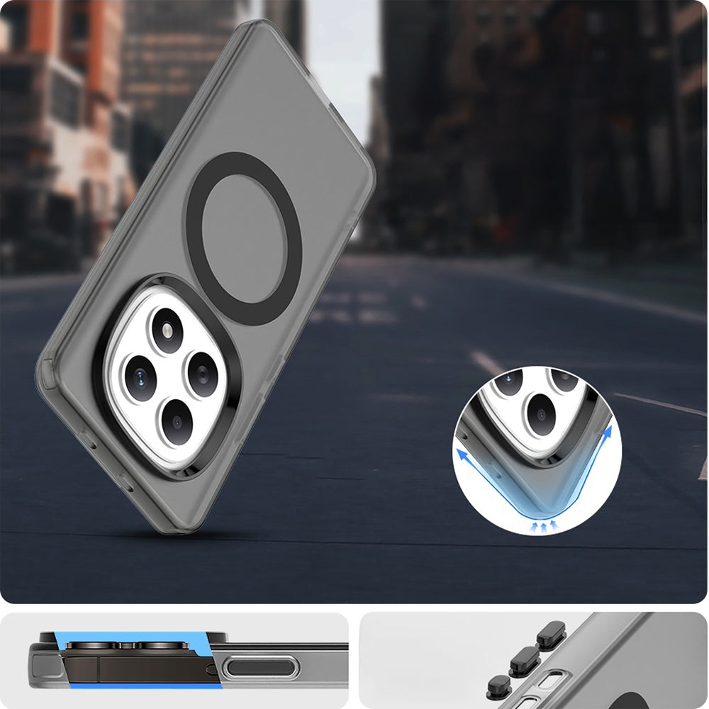 Handyhülle für Xiaomi Redmi Note 15 4G / Redmi Note 15 5G / POCO M8 5G, Techsuit CandyCase MagSafe, Schwarz