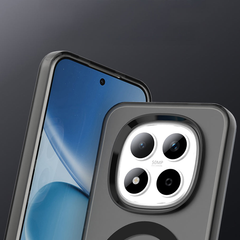 Handyhülle für Xiaomi Redmi Note 15 Pro 5G, Techsuit CandyCase MagSafe, Schwarz