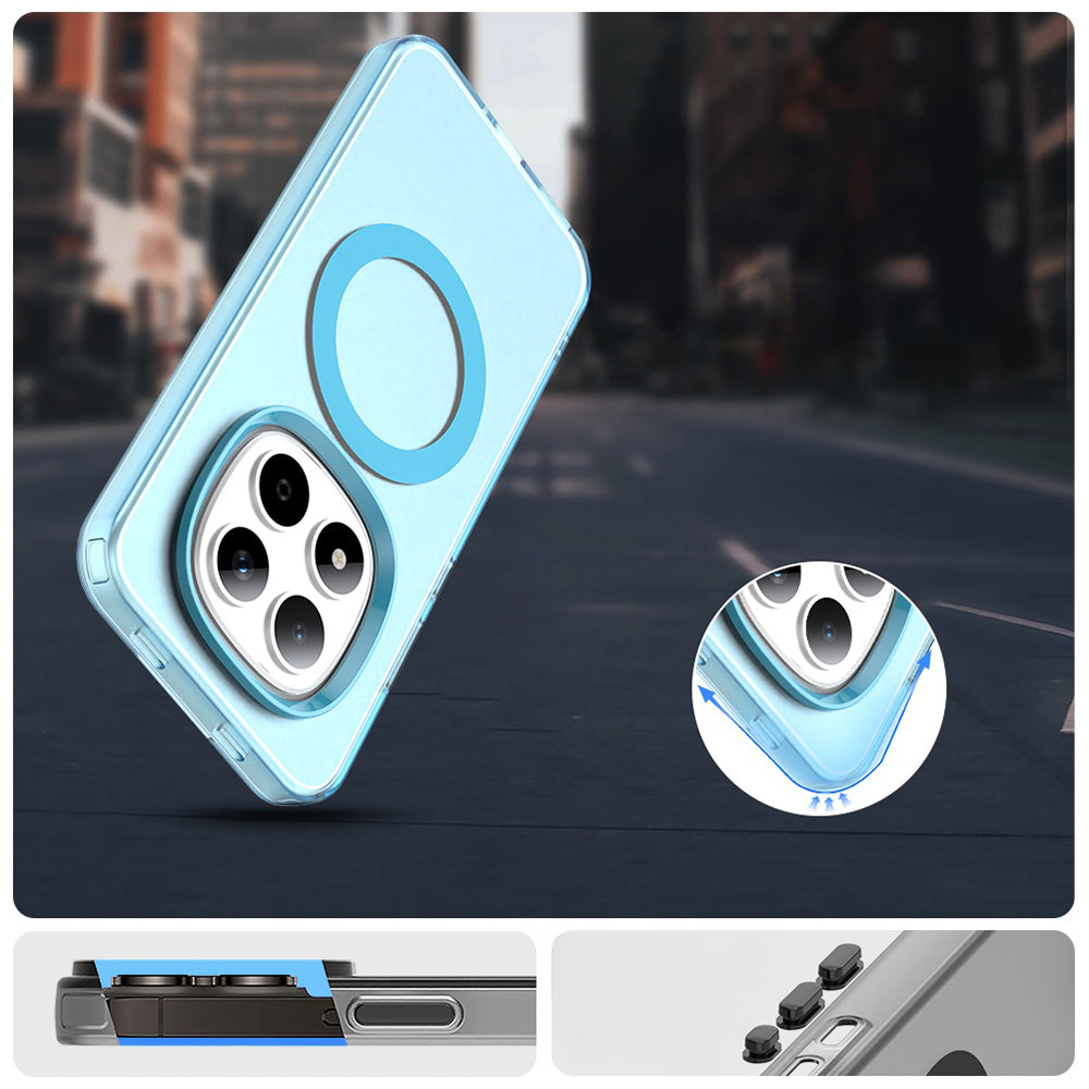 Handyhülle für Xiaomi Redmi Note 15 Pro 5G, Techsuit CandyCase MagSafe, Blau