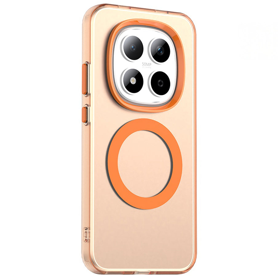 Handyhülle für Xiaomi Redmi Note 15 Pro 5G, Techsuit CandyCase MagSafe, Orange