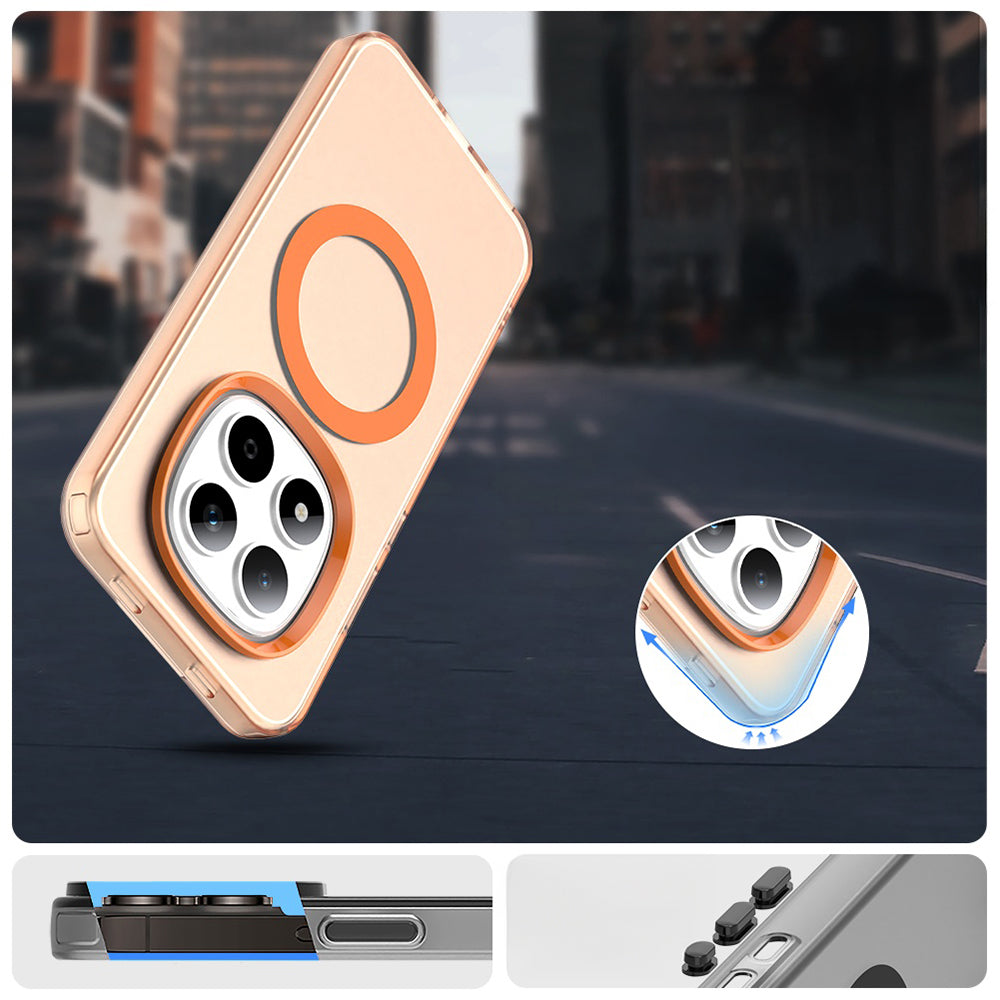 Handyhülle für Xiaomi Redmi Note 15 Pro 5G, Techsuit CandyCase MagSafe, Orange