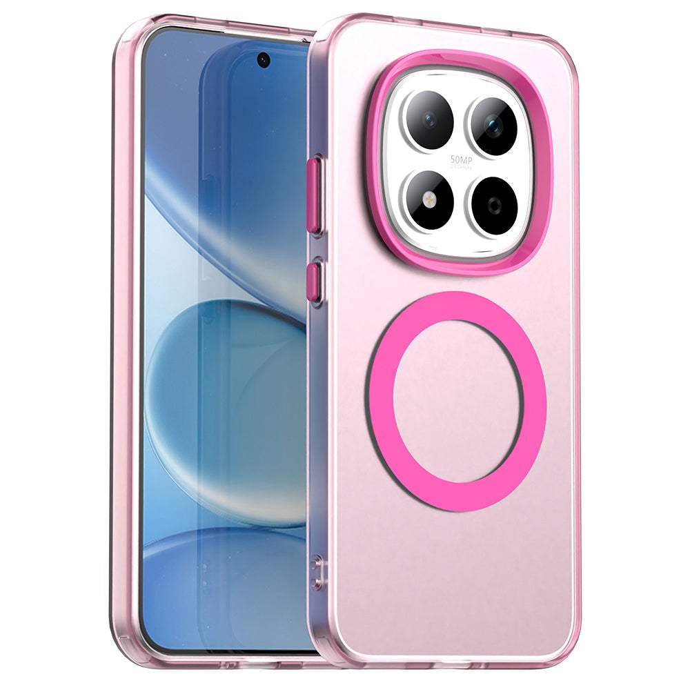 Handyhülle für Xiaomi Redmi Note 15 Pro 5G, Techsuit CandyCase MagSafe, Rosa