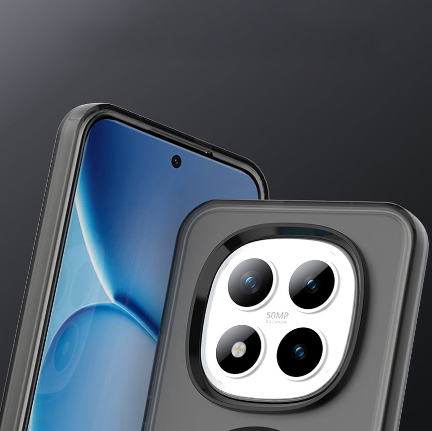 Handyhülle für Xiaomi Redmi Note 15 Pro Plus 5G / POCO M8 Pro 5G, Techsuit CandyCase MagSafe, Schwarz