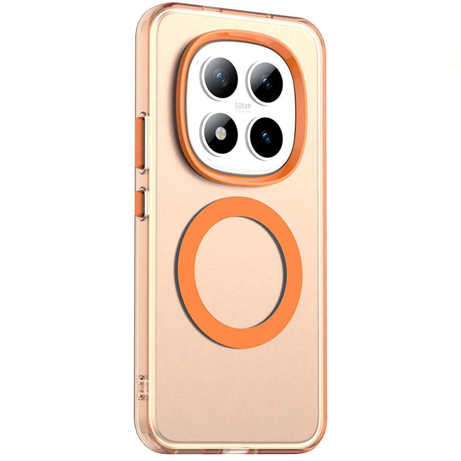 Handyhülle für Xiaomi Redmi Note 15 Pro Plus 5G / POCO M8 Pro 5G, Techsuit CandyCase MagSafe, Orange
