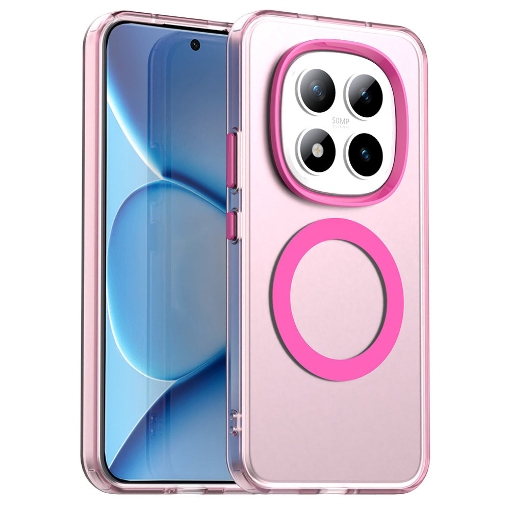 Handyhülle für Xiaomi Redmi Note 15 Pro Plus 5G / POCO M8 Pro 5G, Techsuit CandyCase MagSafe, Rosa