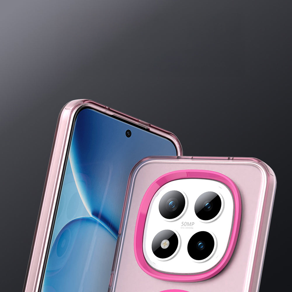 Handyhülle für Xiaomi Redmi Note 15 Pro Plus 5G / POCO M8 Pro 5G, Techsuit CandyCase MagSafe, Rosa