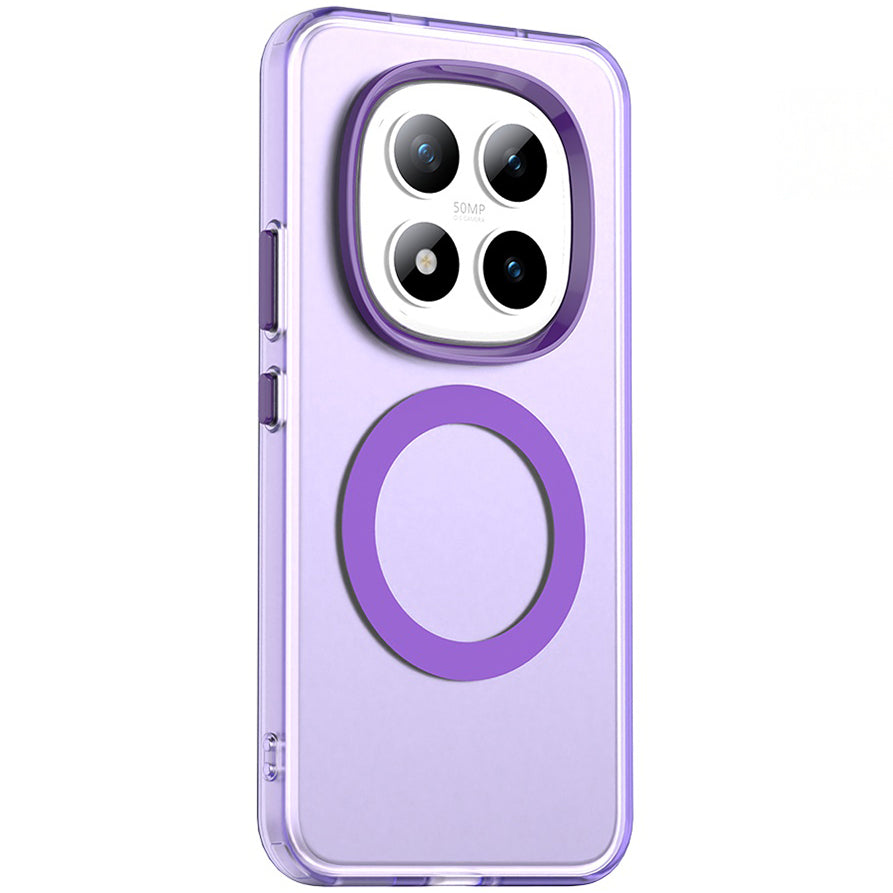 Handyhülle für Xiaomi Redmi Note 15 Pro Plus 5G / POCO M8 Pro 5G, Techsuit CandyCase MagSafe, Violett
