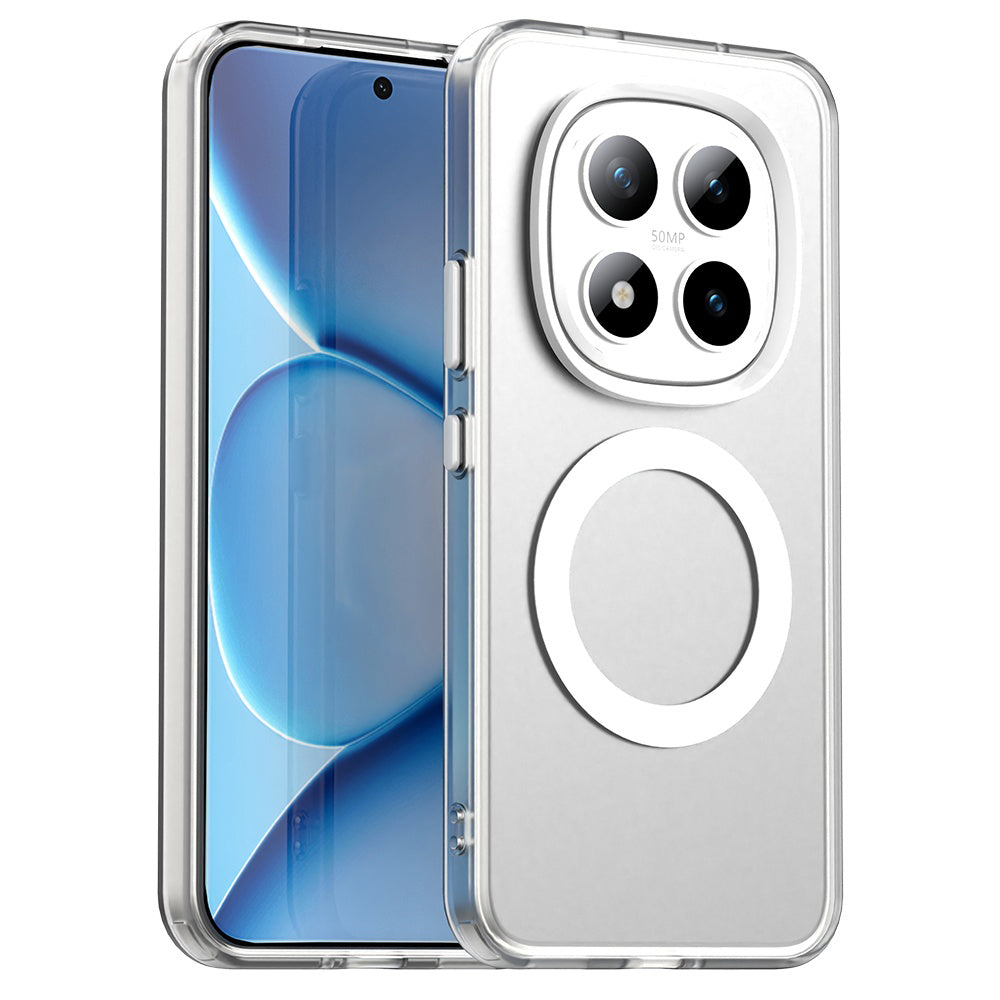 Handyhülle für Xiaomi Redmi Note 15 Pro Plus 5G / POCO M8 Pro 5G, Techsuit CandyCase MagSafe, Weiß