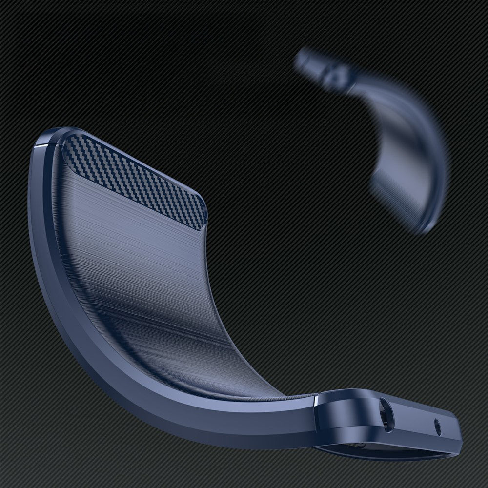 Handyhülle für Galaxy A57 5G, Techsuit Carbon Silicone, Dunkelblau