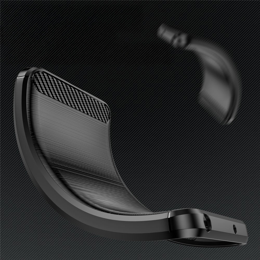 Handyhülle für Xiaomi Redmi Note 15 Pro 5G, Techsuit Carbon Silicone, Schwarz