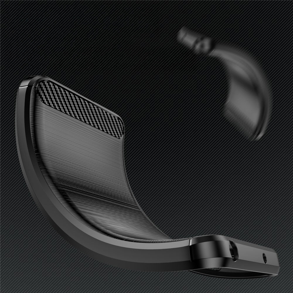 Handyhülle für Xiaomi Redmi Note 15 Pro Plus 5G / POCO M8 5G, Techsuit Carbon Silicone, Schwarz