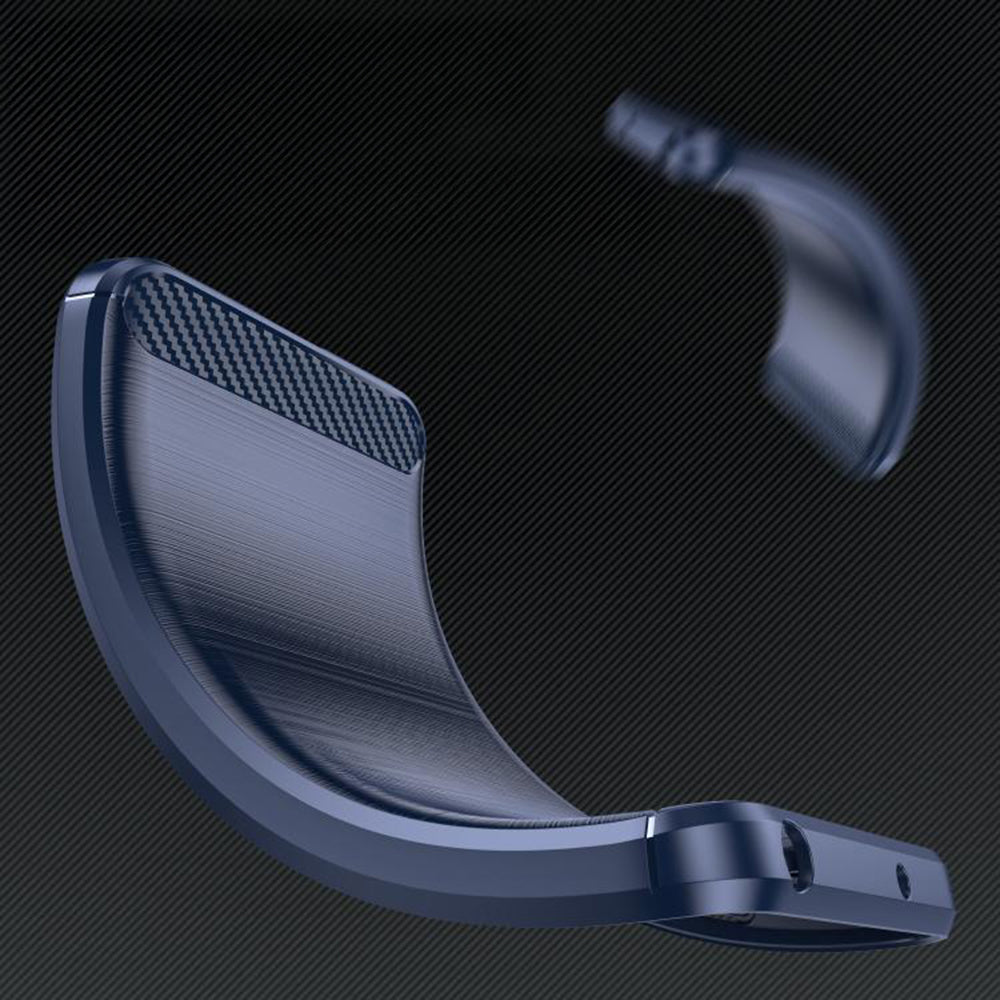 Handyhülle für Xiaomi Redmi Note 15 Pro Plus 5G / POCO M8 Pro 5G, Techsuit Carbon Silicone, Dunkelblau