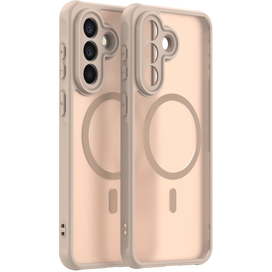 Handyhülle für Galaxy A57 5G, Techsuit HaloFrost II MagSafe, Golden