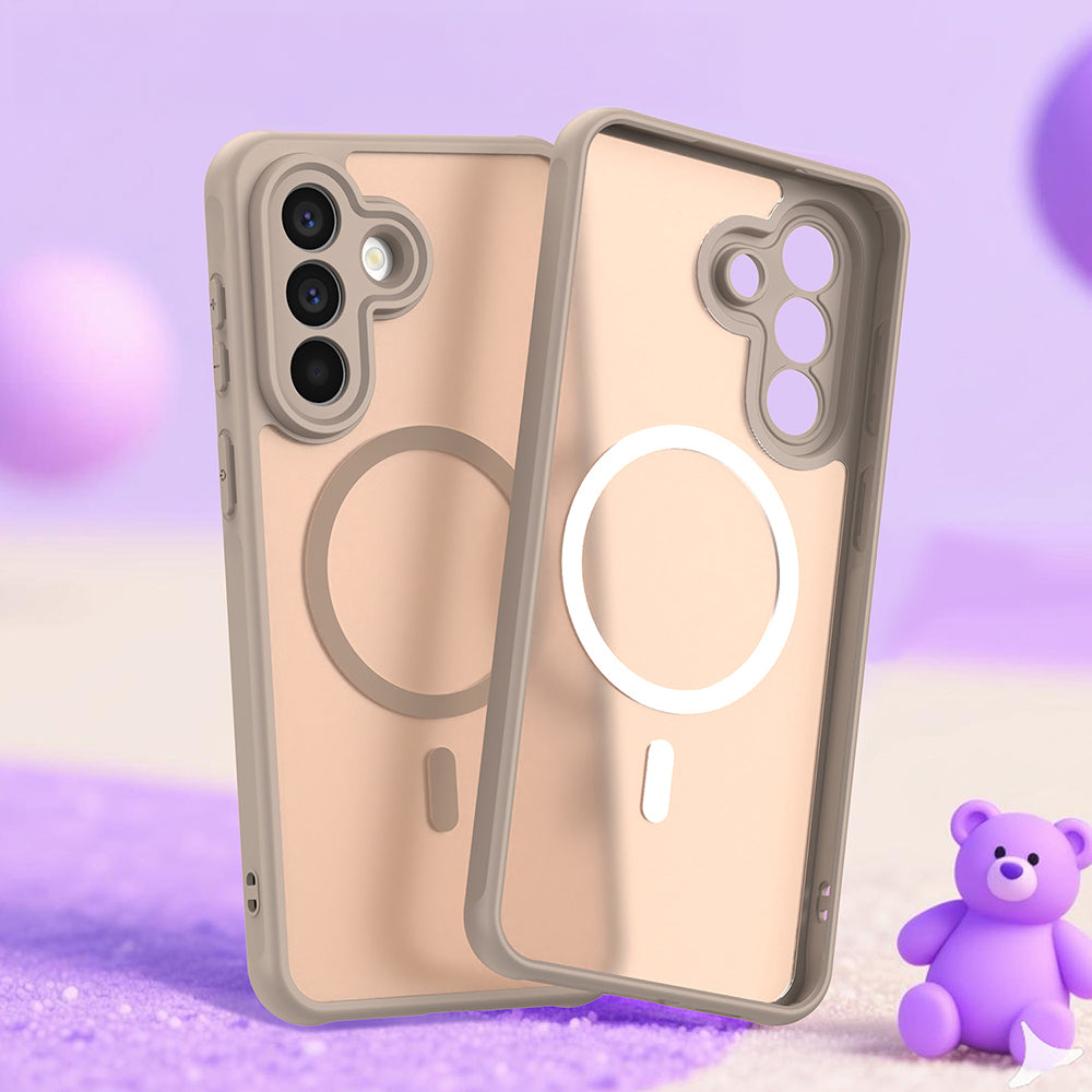 Handyhülle für Galaxy A57 5G, Techsuit HaloFrost II MagSafe, Golden