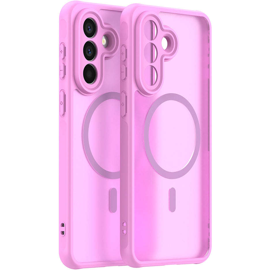 Handyhülle für Galaxy A57 5G, Techsuit HaloFrost II MagSafe, Rosa
