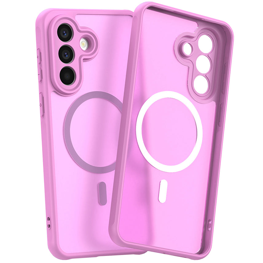 Handyhülle für Galaxy A57 5G, Techsuit HaloFrost II MagSafe, Rosa