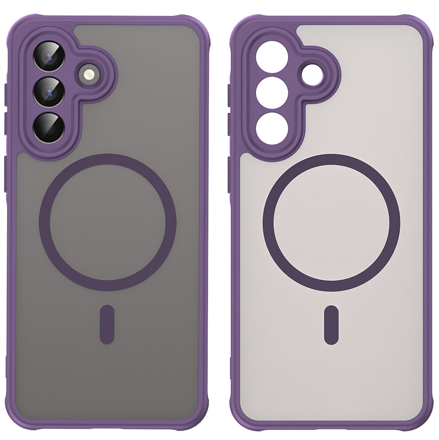 Handyhülle für Galaxy A57 5G, Techsuit HaloFrost II MagSafe, Violett