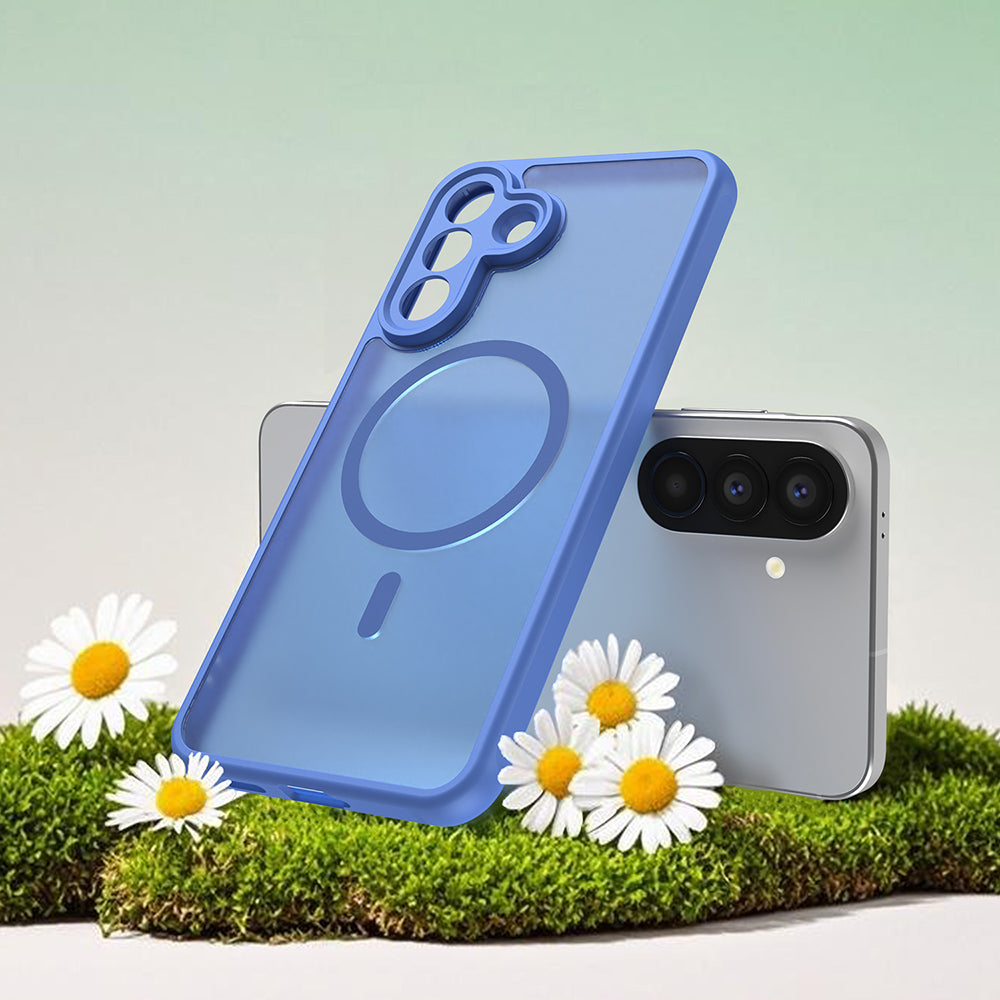 Handyhülle für Galaxy A57 5G, Techsuit HaloFrost II MagSafe, Hellblau