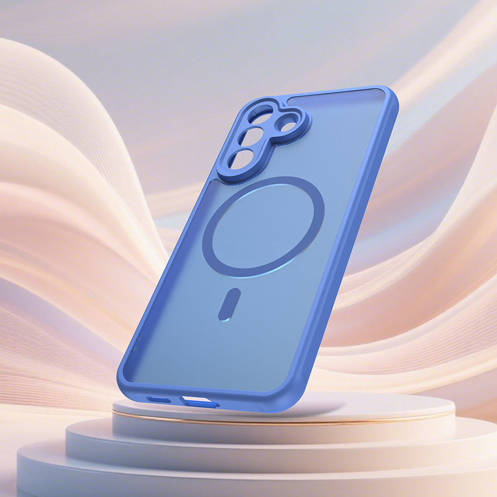 Handyhülle für Galaxy A57 5G, Techsuit HaloFrost II MagSafe, Hellblau