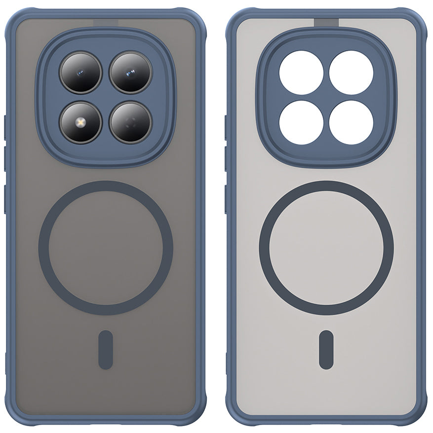Handyhülle für Xiaomi Redmi Note 15 Pro 4G, Techsuit HaloFrost II MagSafe, Dunkelblau