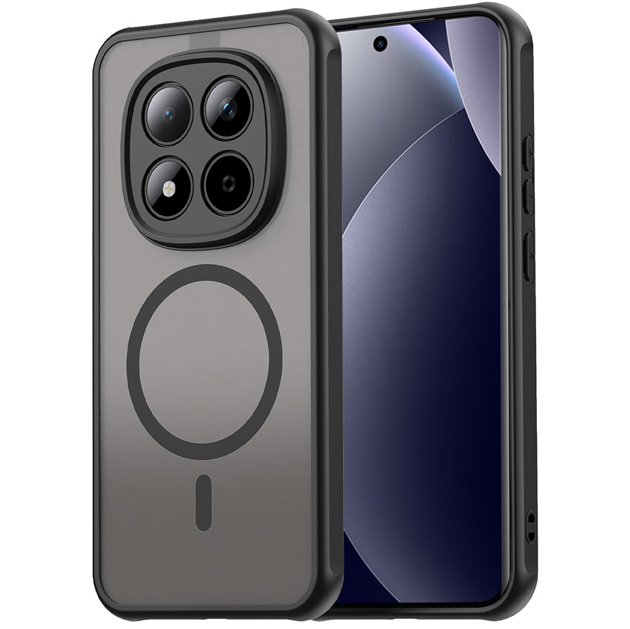 Handyhülle für Xiaomi Redmi Note 15 Pro 5G, Techsuit HaloFrost II MagSafe, Schwarz