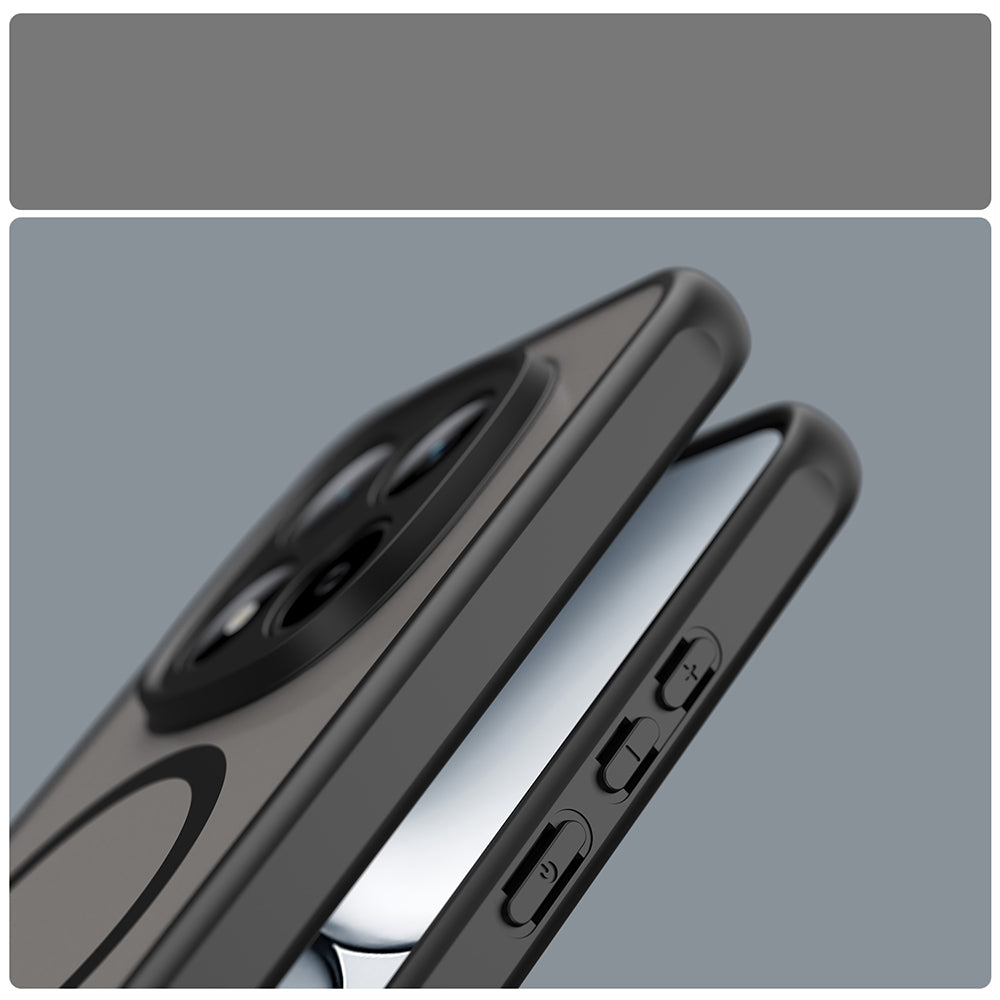 Handyhülle für Xiaomi Redmi Note 15 Pro 5G, Techsuit HaloFrost II MagSafe, Schwarz
