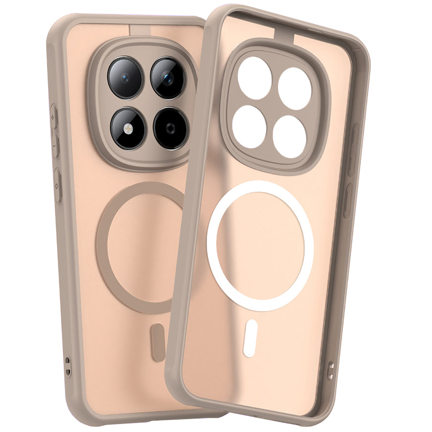 Handyhülle für Xiaomi Redmi Note 15 Pro 5G, Techsuit HaloFrost II MagSafe, Golden