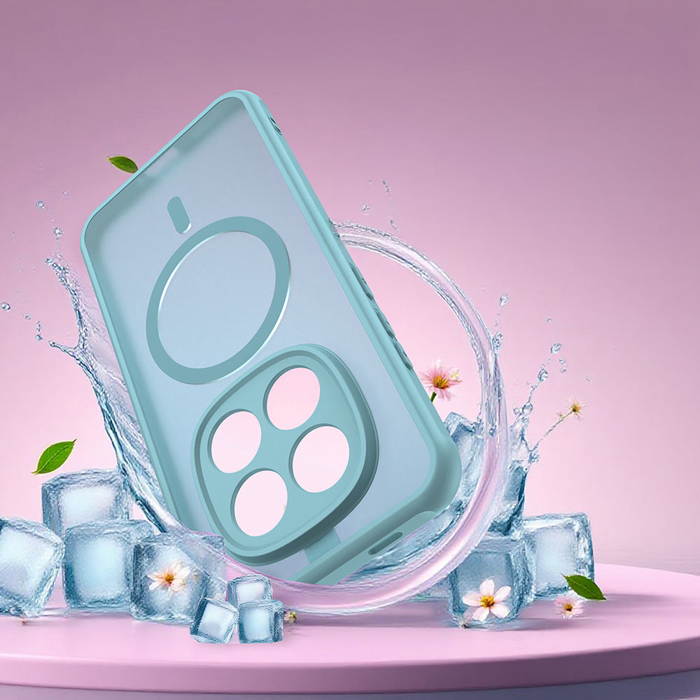 Handyhülle für Xiaomi Redmi Note 15 Pro 5G, Techsuit HaloFrost II MagSafe, Minzfarben