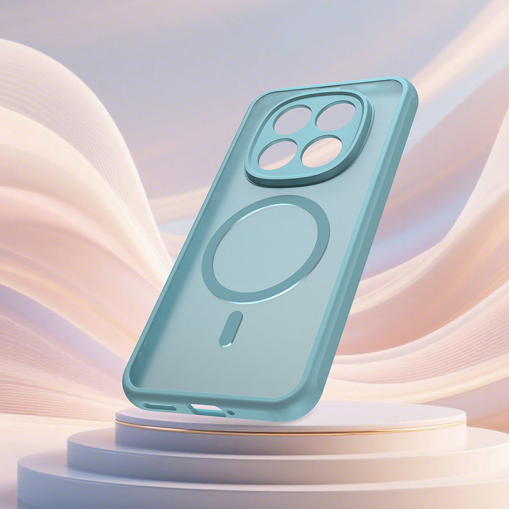 Handyhülle für Xiaomi Redmi Note 15 Pro 5G, Techsuit HaloFrost II MagSafe, Minzfarben