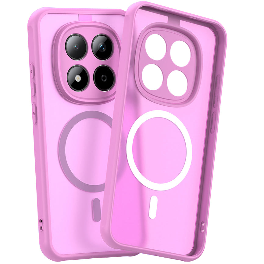 Handyhülle für Xiaomi Redmi Note 15 Pro 5G, Techsuit HaloFrost II MagSafe, Rosa