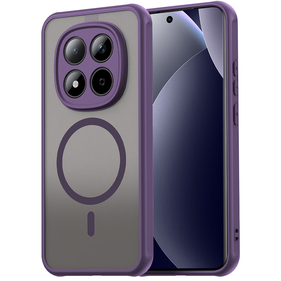 Handyhülle für Xiaomi Redmi Note 15 Pro 5G, Techsuit HaloFrost II MagSafe, Violett
