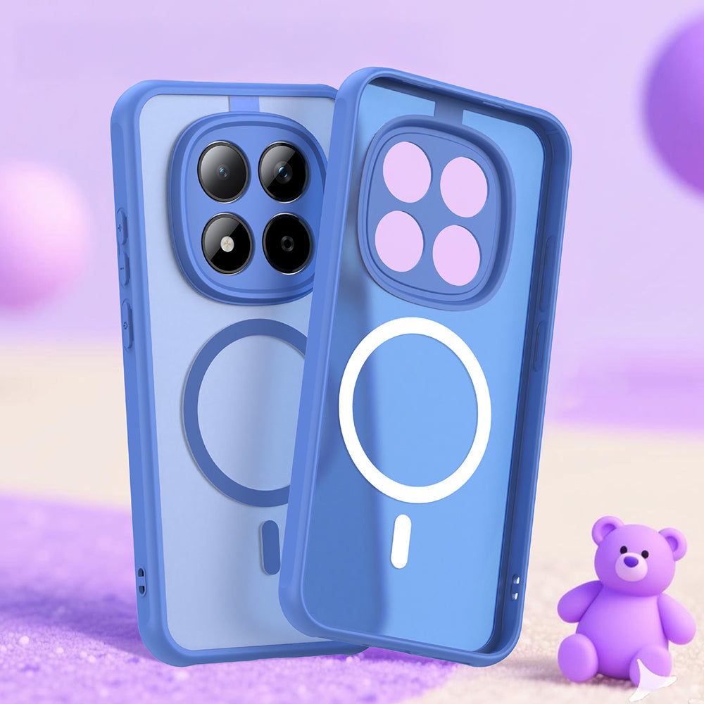Handyhülle für Xiaomi Redmi Note 15 Pro 5G, Techsuit HaloFrost II MagSafe, Hellblau