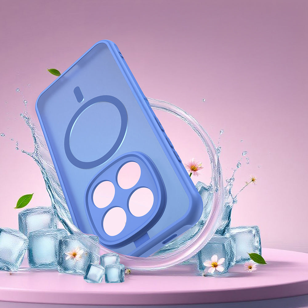 Handyhülle für Xiaomi Redmi Note 15 Pro 5G, Techsuit HaloFrost II MagSafe, Hellblau